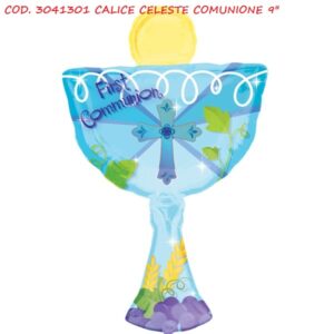 1ST COMUNIONE BLUE CALICE SHAPE P35