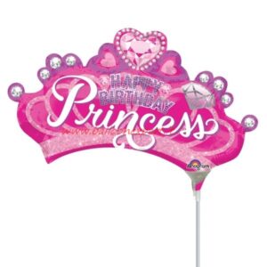 MINISHAPE HAPPY BIRTHDAY C/CORONA & DIAMANTI