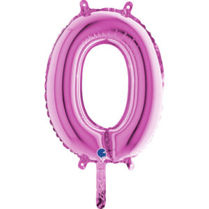 14" - 36CM LETTERA MINI O FUCSIA