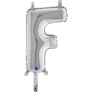 14" - 36CM LETTERA MINI F SILVER