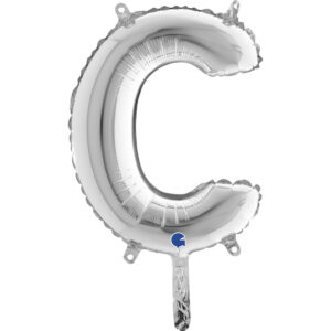 14" - 36CM LETTERA MINI C SILVER