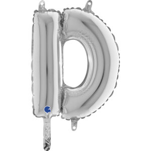 14" - 36CM LETTERA MINI D SILVER