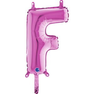 14" - 36CM LETTERA MINI F FUCSIA