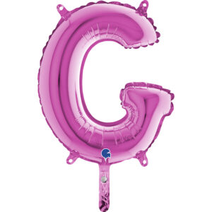 14" - 36CM LETTERA MINI G FUCSIA