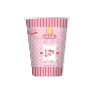 8 BICCHIERI 200CC BIBERON ROSA
