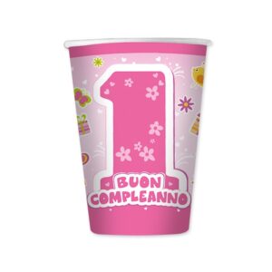 8 BICCHIERI 200CC ONE PINK