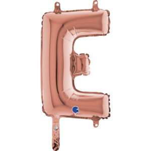 14" - 36CM LETTERA MINI E ROSEGOLD