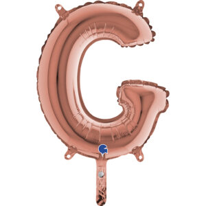 14" - 36CM LETTERA MINI G ROSEGOLD