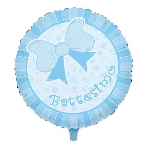 18" BATTESIMO BABY CELESTE